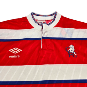1988/90 Chelsea Away Football Shirt (M) Umbro