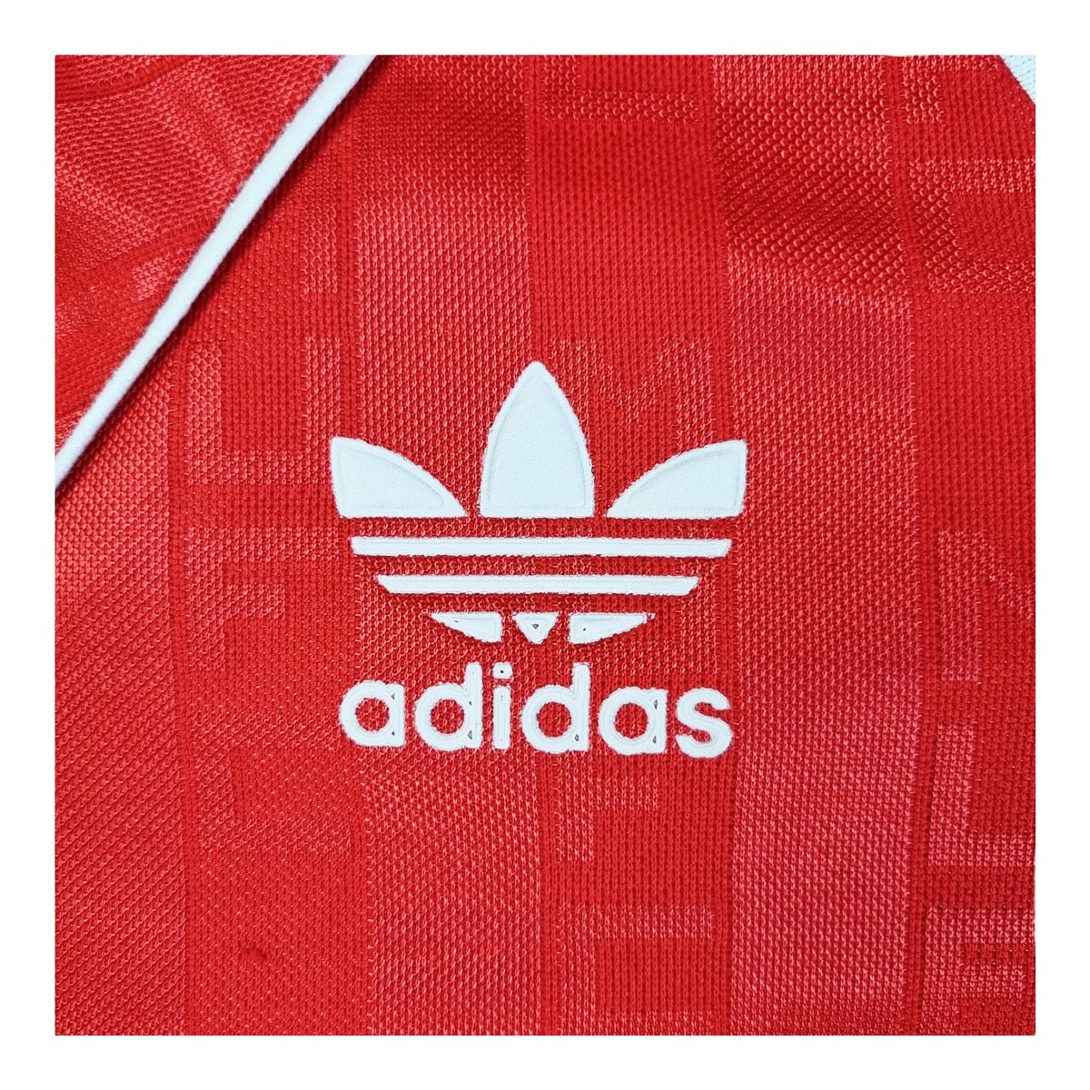 1988/90 Manchester United Home Football Shirt (L) Adidas