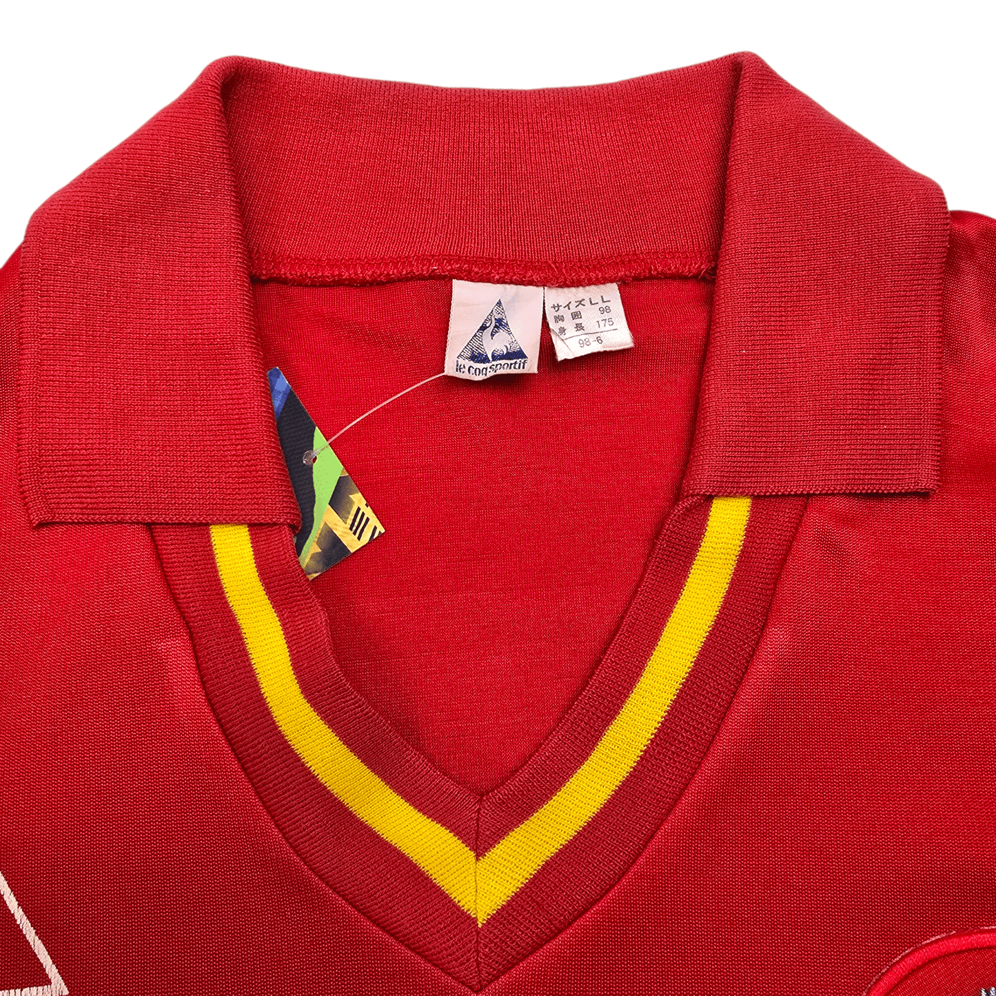 1988/90 Spain Home Football Shirt (L) Le Coq Sportif (Upgraded Template)
