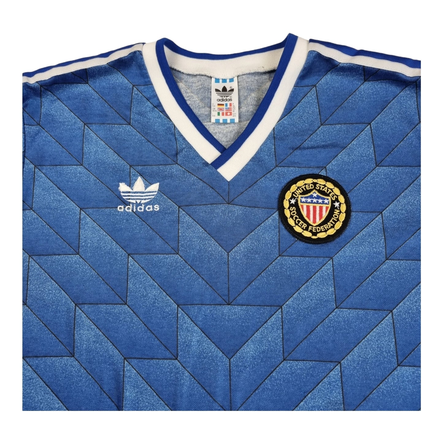 1988/90 USA Away Football Shirt (M) Adidas