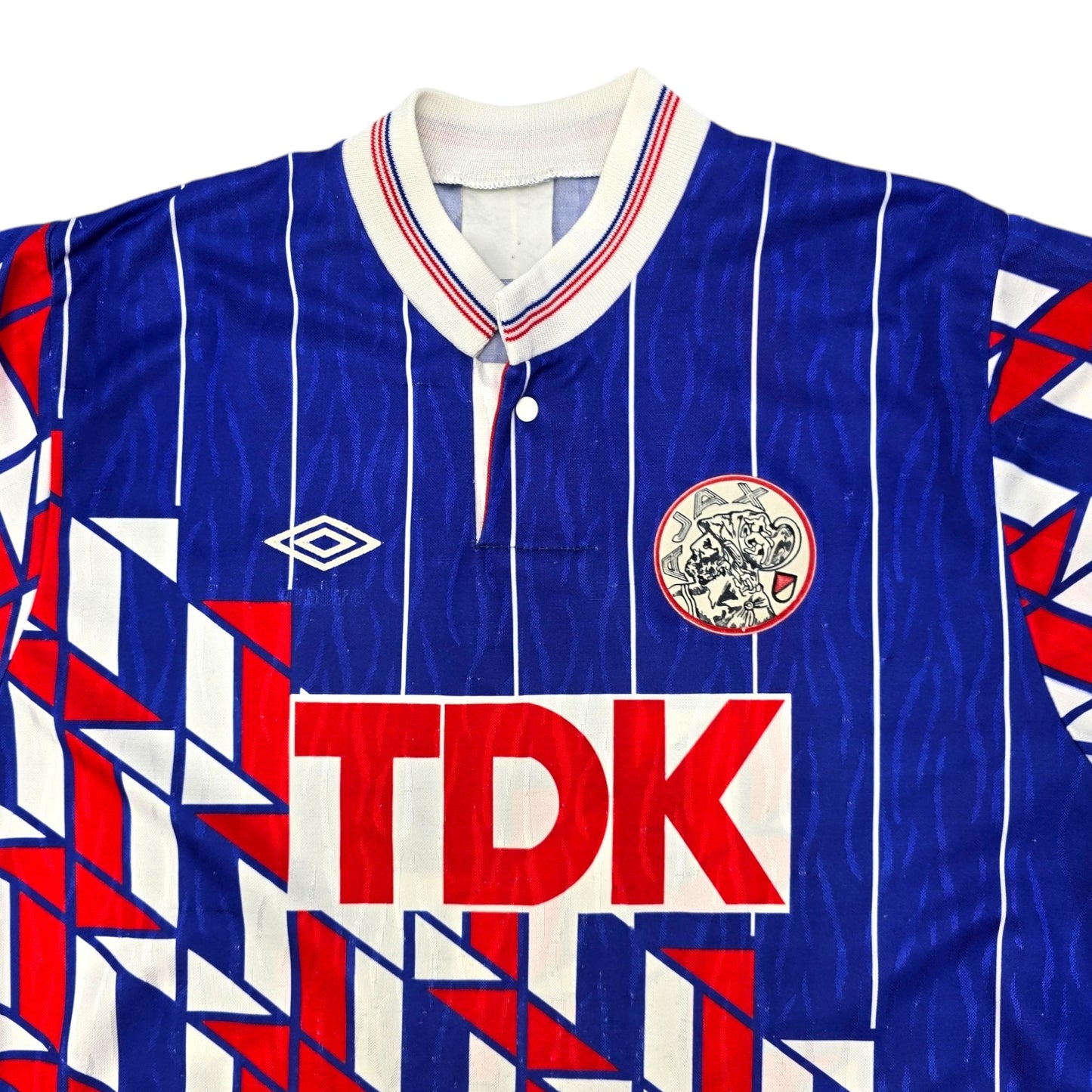 1989/90 Ajax Away Football Shirt (M) Umbro