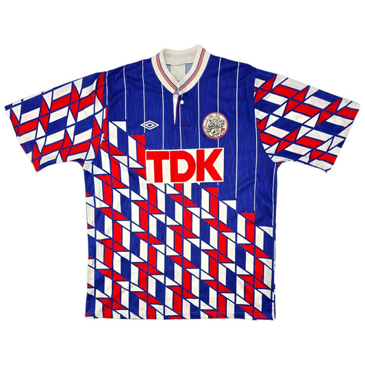1989/90 Ajax Away Football Shirt (M) Umbro