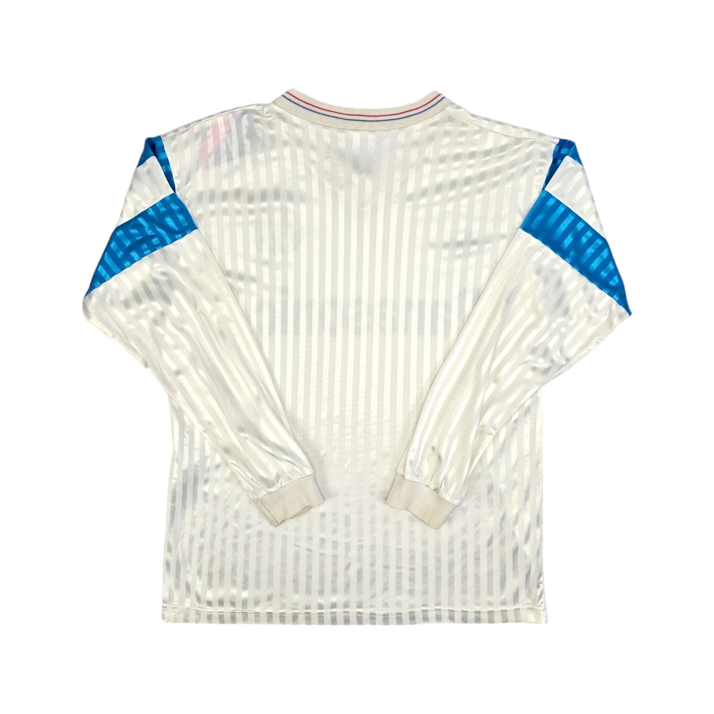 1989/90 Olympique Marseille Home Football Shirt (L) Adidas