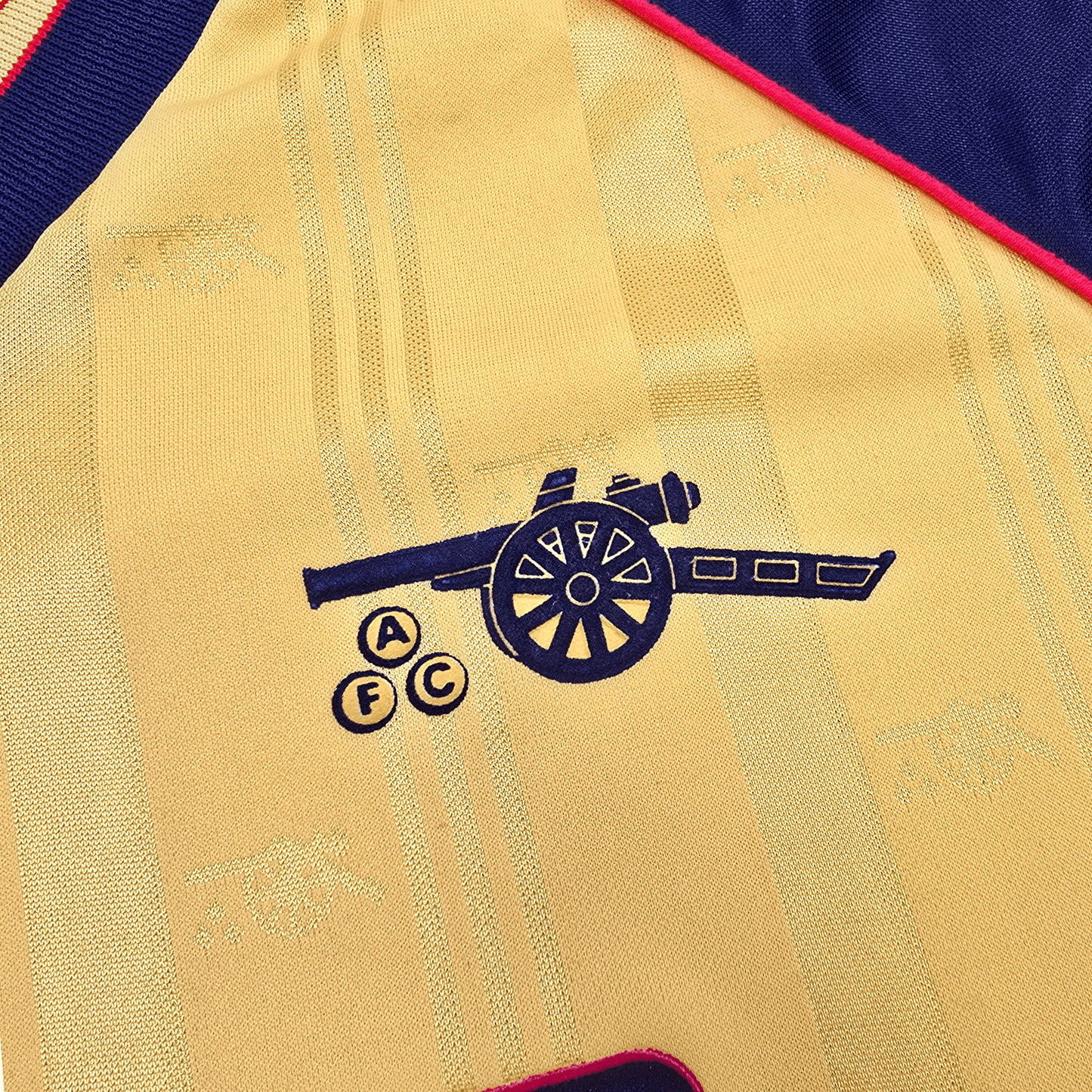 1989/91 Arsenal Away Football Shirt (S) Adidas
