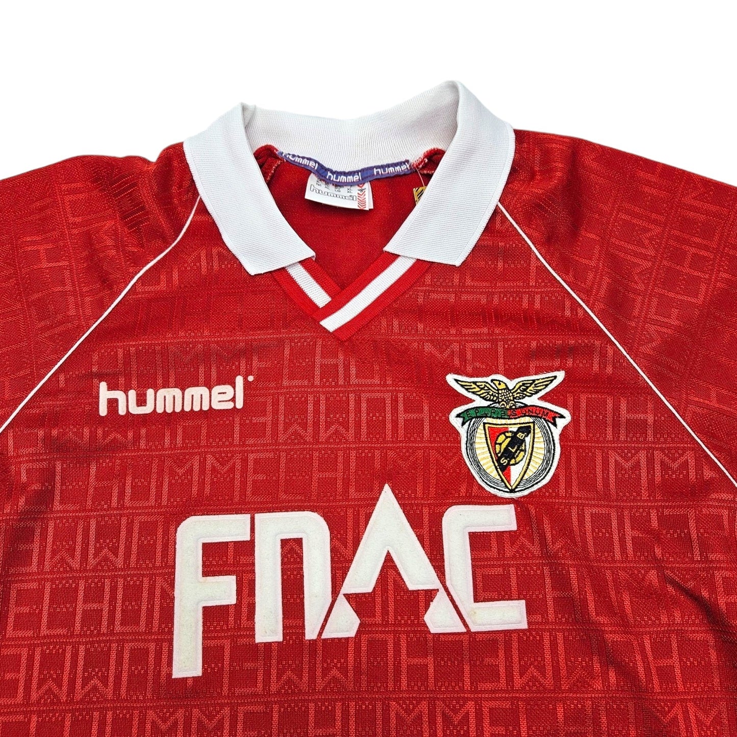 1989/91 Benfica Home Football Shirt (XL) Hummel