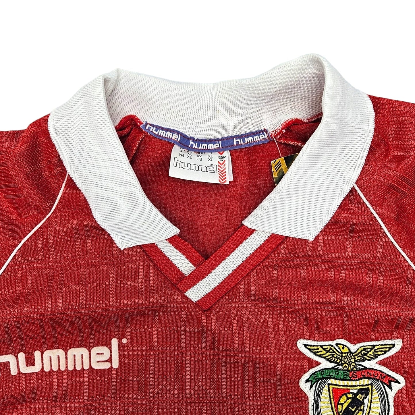 1989/91 Benfica Home Football Shirt (XL) Hummel