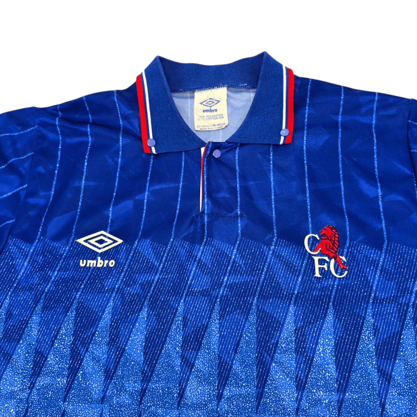 1989/91 Chelsea Home Football Shirt (M) Umbro