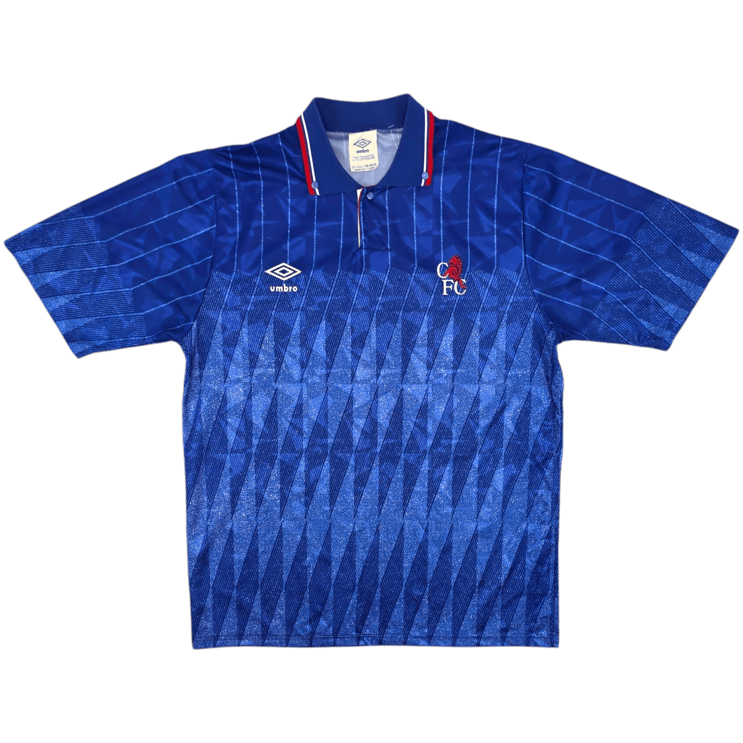 1989/91 Chelsea Home Football Shirt (M) Umbro