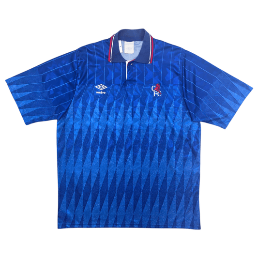 1989/91 Chelsea Home Football Shirt (XL) Umbro