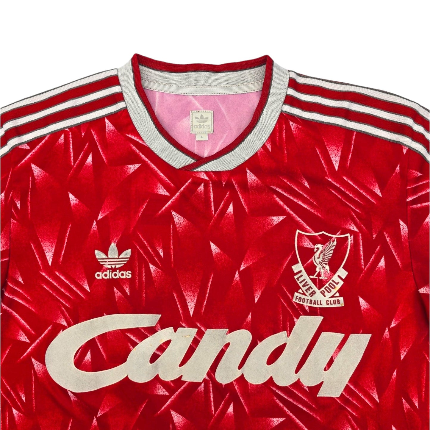 1989/91 Liverpool Home Football Shirt (L) Adidas Originals (2007 Re-Issue)