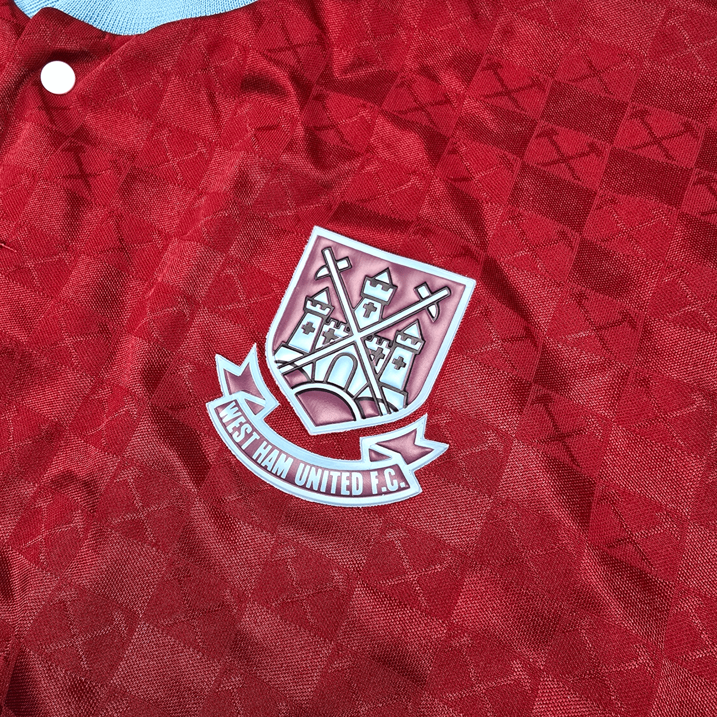 1989/91 West Ham United Home Football Shirt (M) Bukta