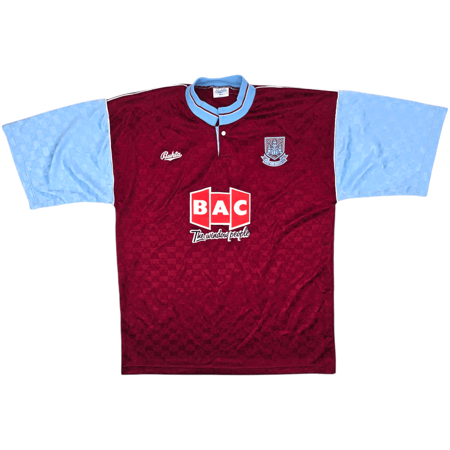 1989/91 West Ham United Home Football Shirt (M) Bukta