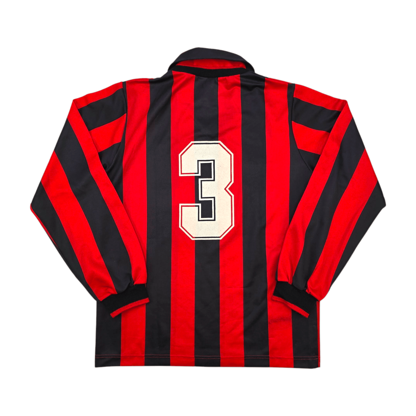 1990/91 AC Milan Home Football Shirt (S) Adidas #3 (Maldini)