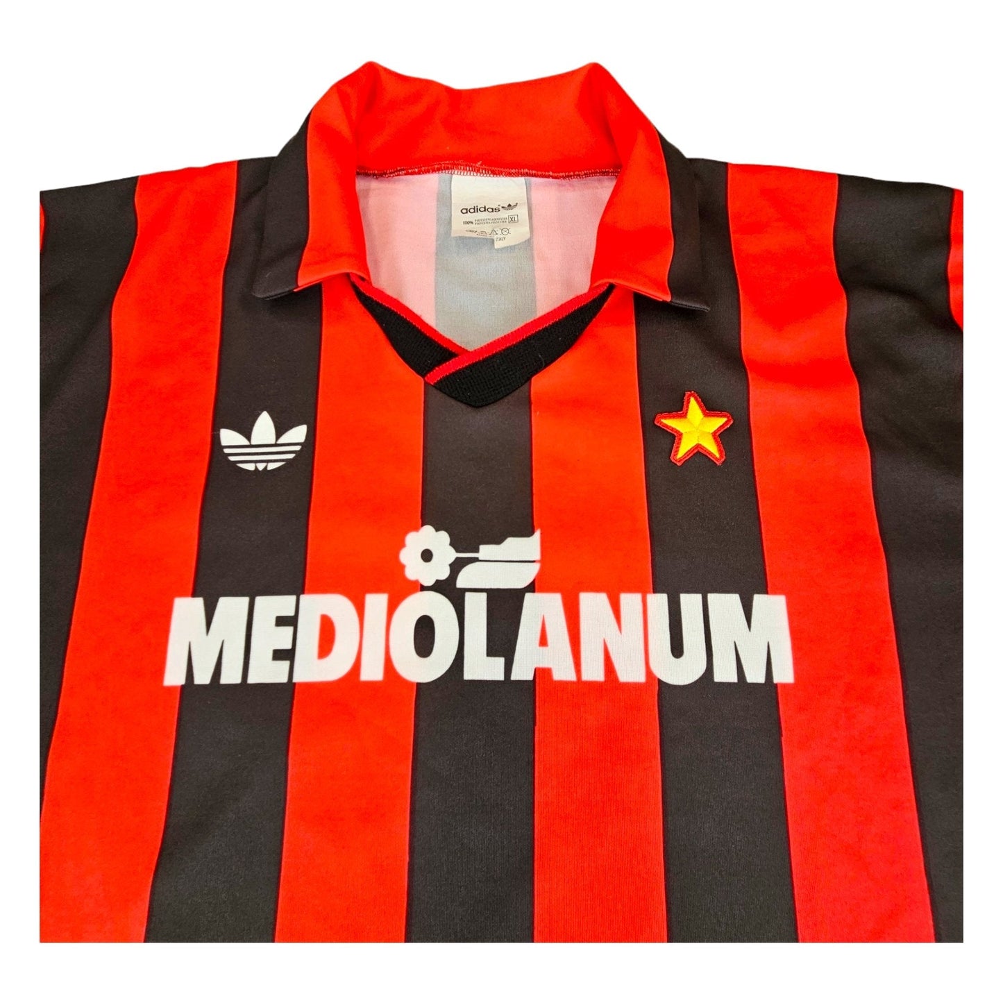 1990/91 AC Milan Home Football Shirt (XL) Adidas #10