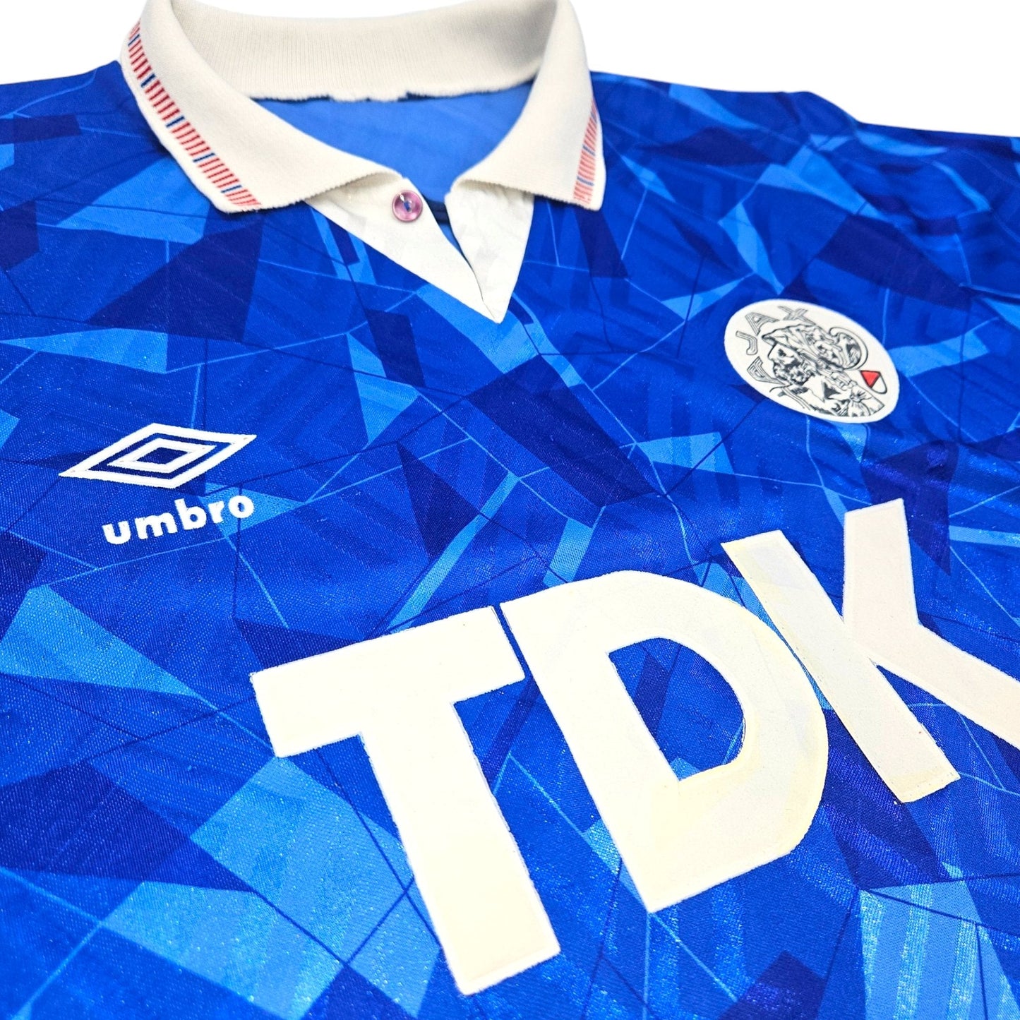 1990/91 Ajax Away Football Shirt (M) Umbro