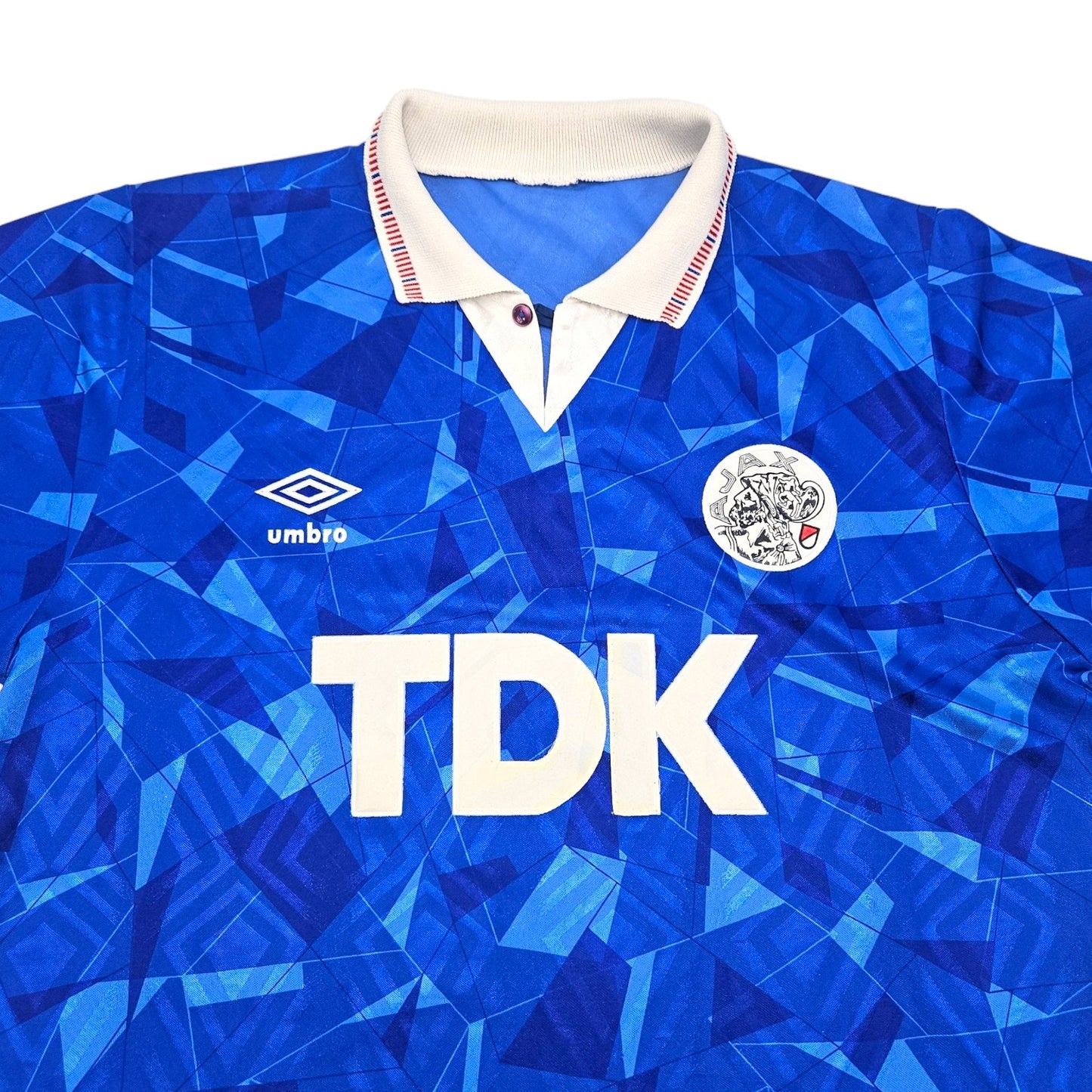 1990/91 Ajax Away Football Shirt (M) Umbro