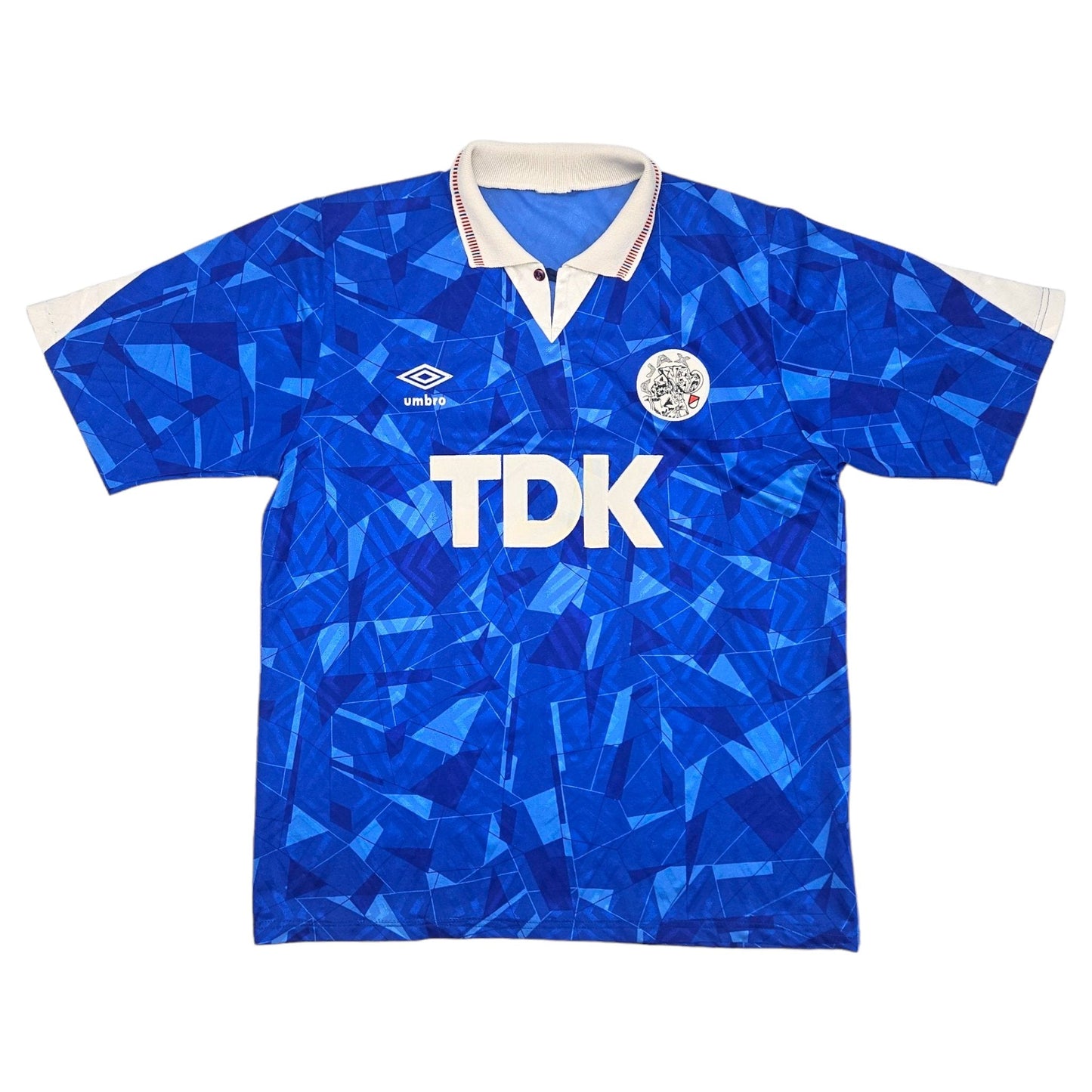 1990/91 Ajax Away Football Shirt (M) Umbro