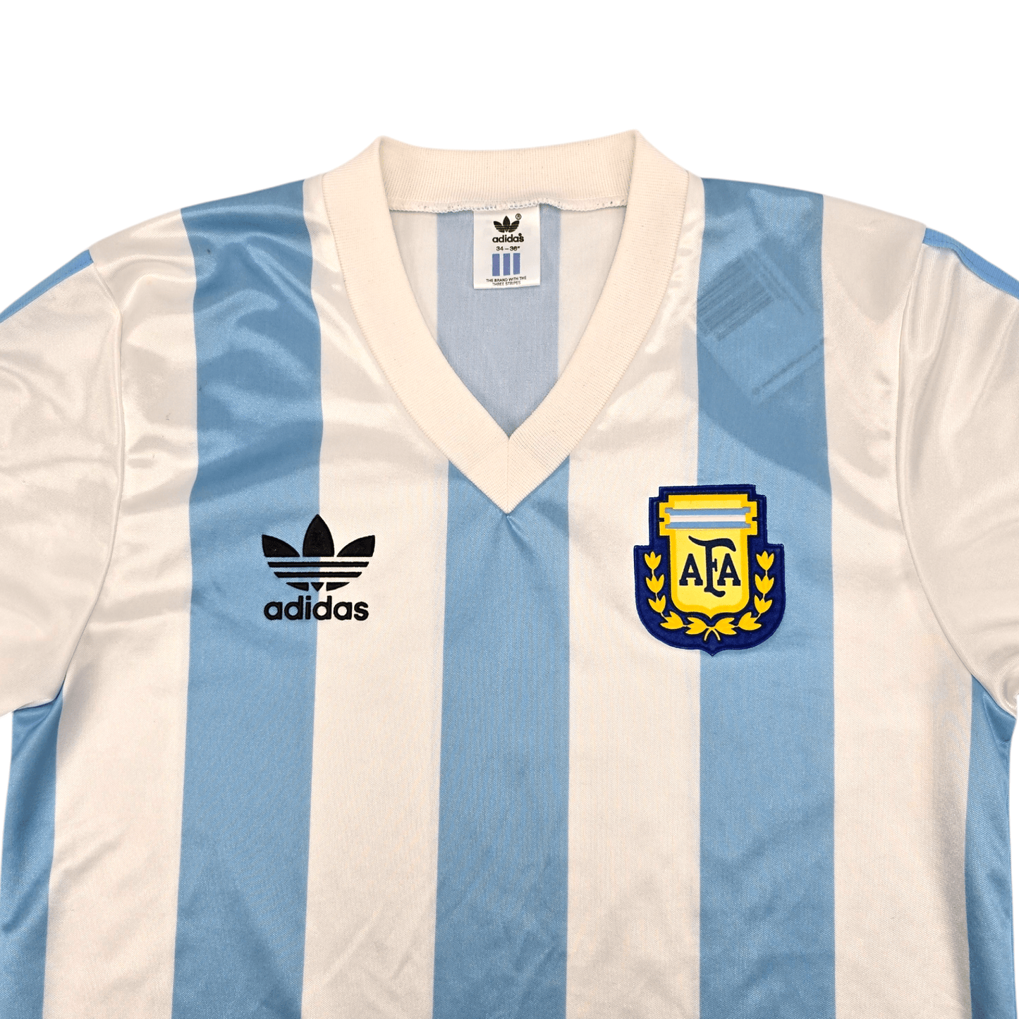 1990/91 Argentina Home Football Shirt (S) Adidas