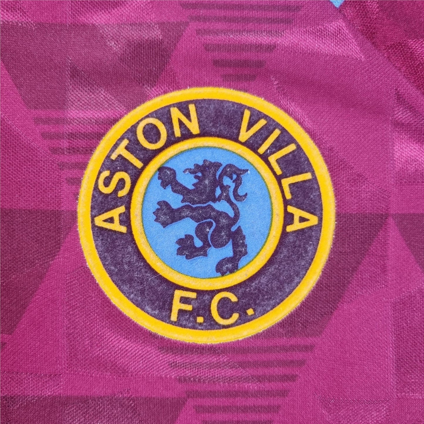1990/91 Aston Villa Home Football Shirt (L) Umbro