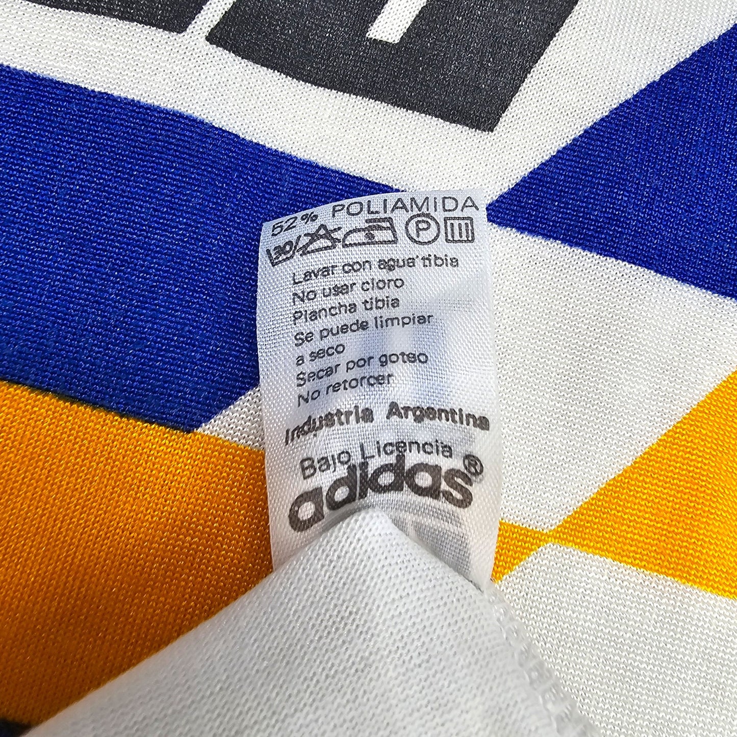1990/91 Boca Juniors Away Football Shirt (M) Adidas