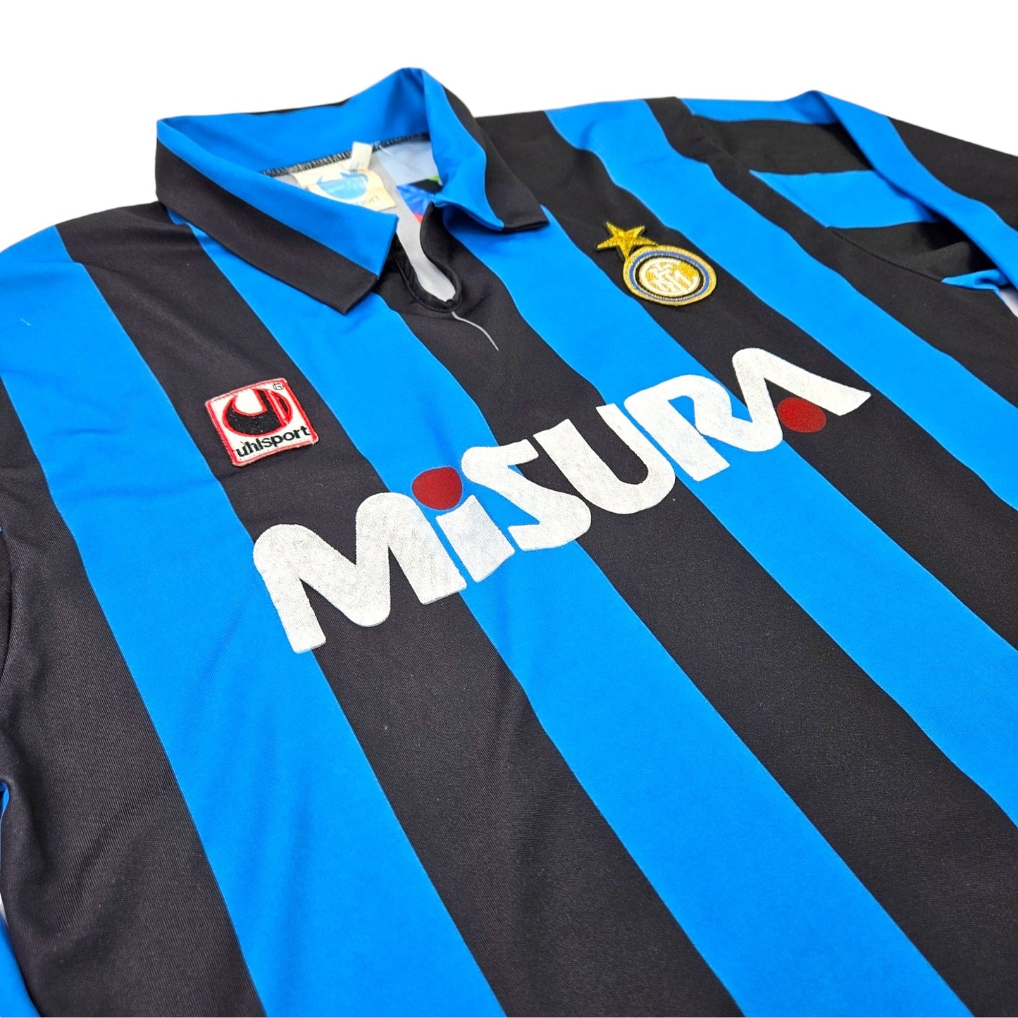 1990/91 Inter Milan Home Football Shirt (L) Uhlsport