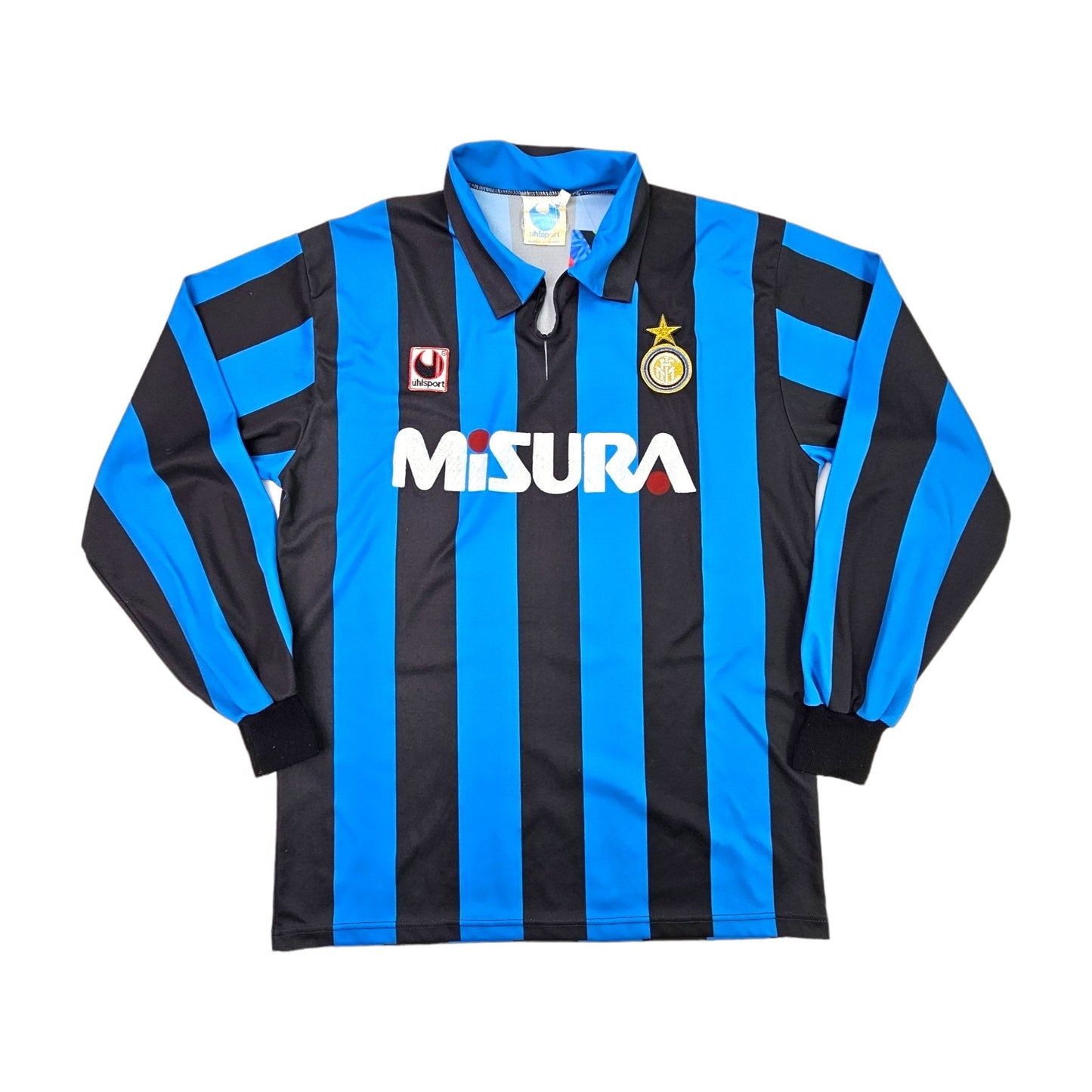 1990/91 Inter Milan Home Football Shirt (L) Uhlsport