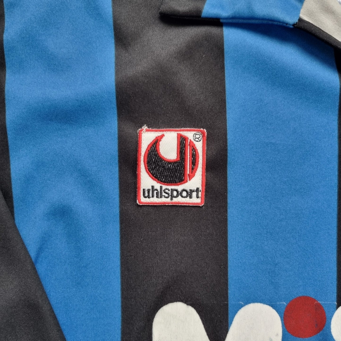 1990/91 Inter Milan Home Football Shirt (M) Uhlsport
