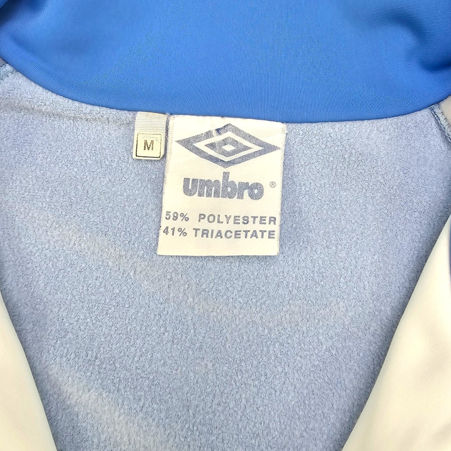 1990/91 Lazio Tracksuit Top (M) Umbro