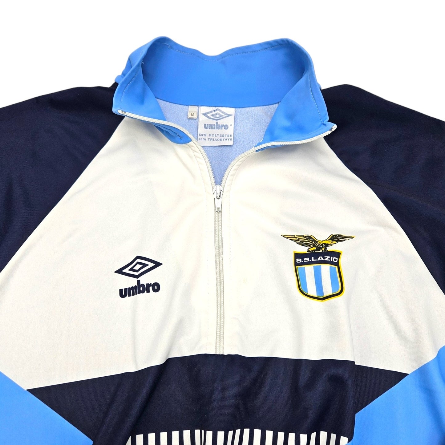 1990/91 Lazio Tracksuit Top (M) Umbro