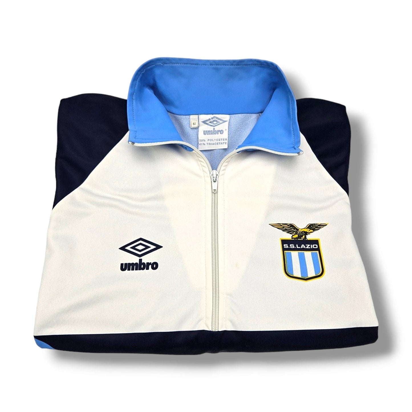 1990/91 Lazio Tracksuit Top (M) Umbro