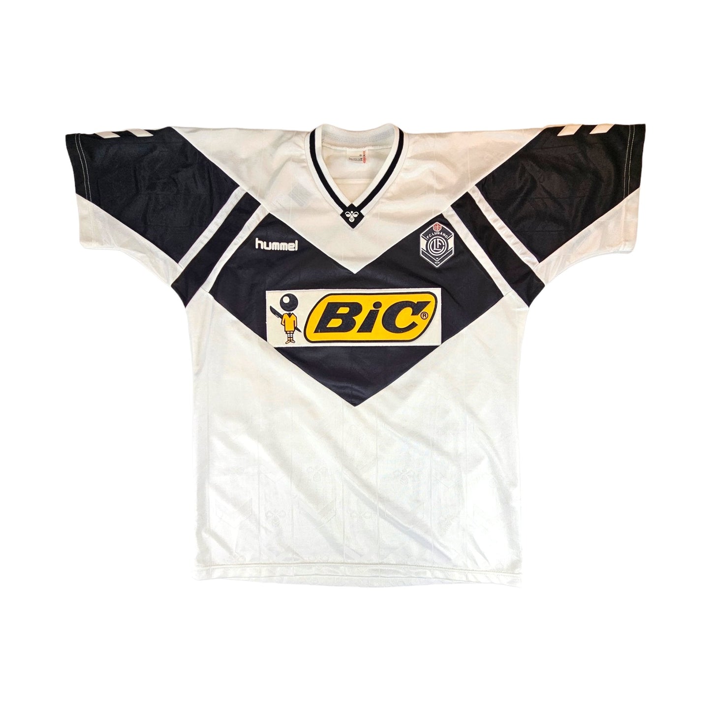 1990/91 Lugano Home Football Shirt (XL) Hummel