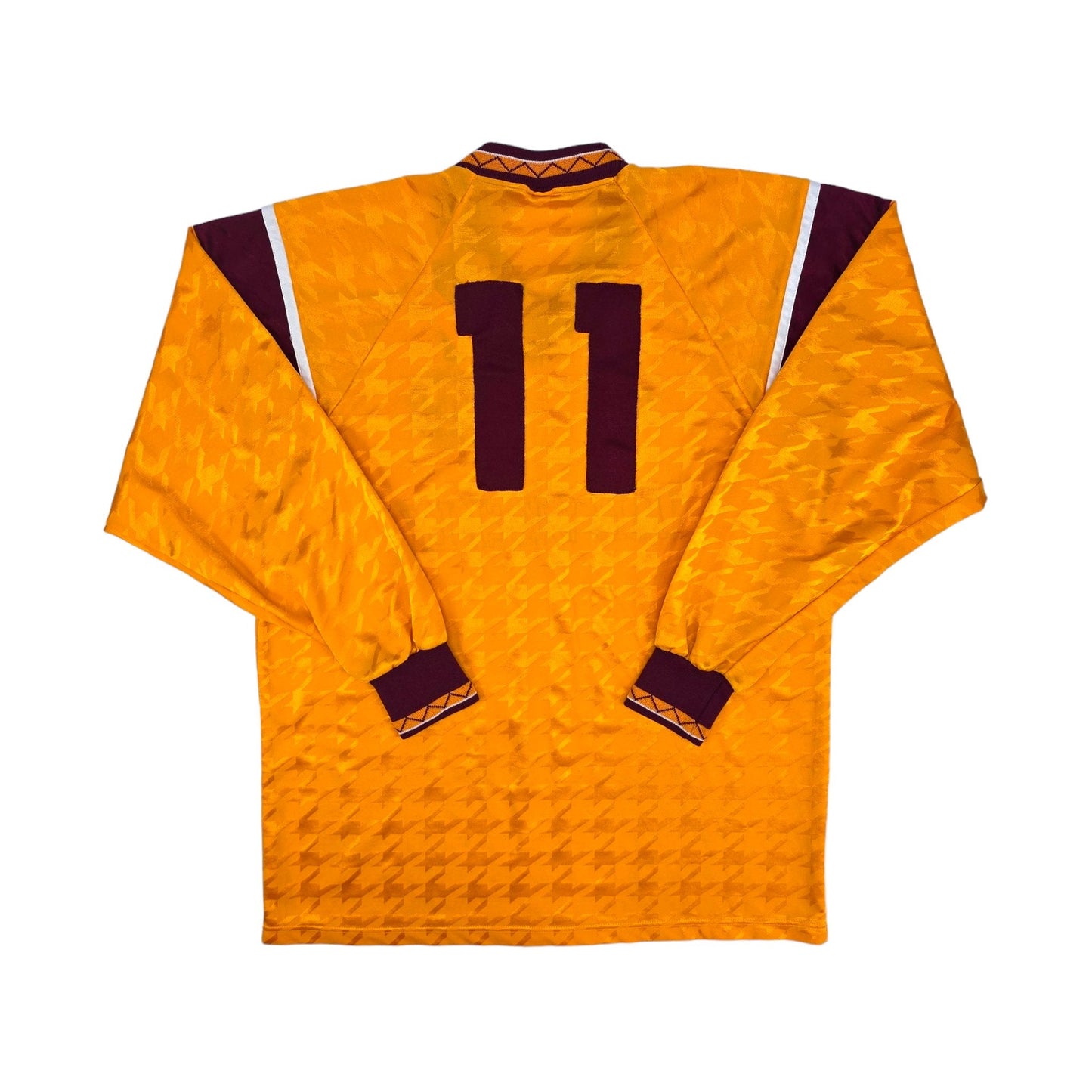 1990/91 Motherwell Home Football Shirt (L) Admiral #11 Cooper (Match Worn)