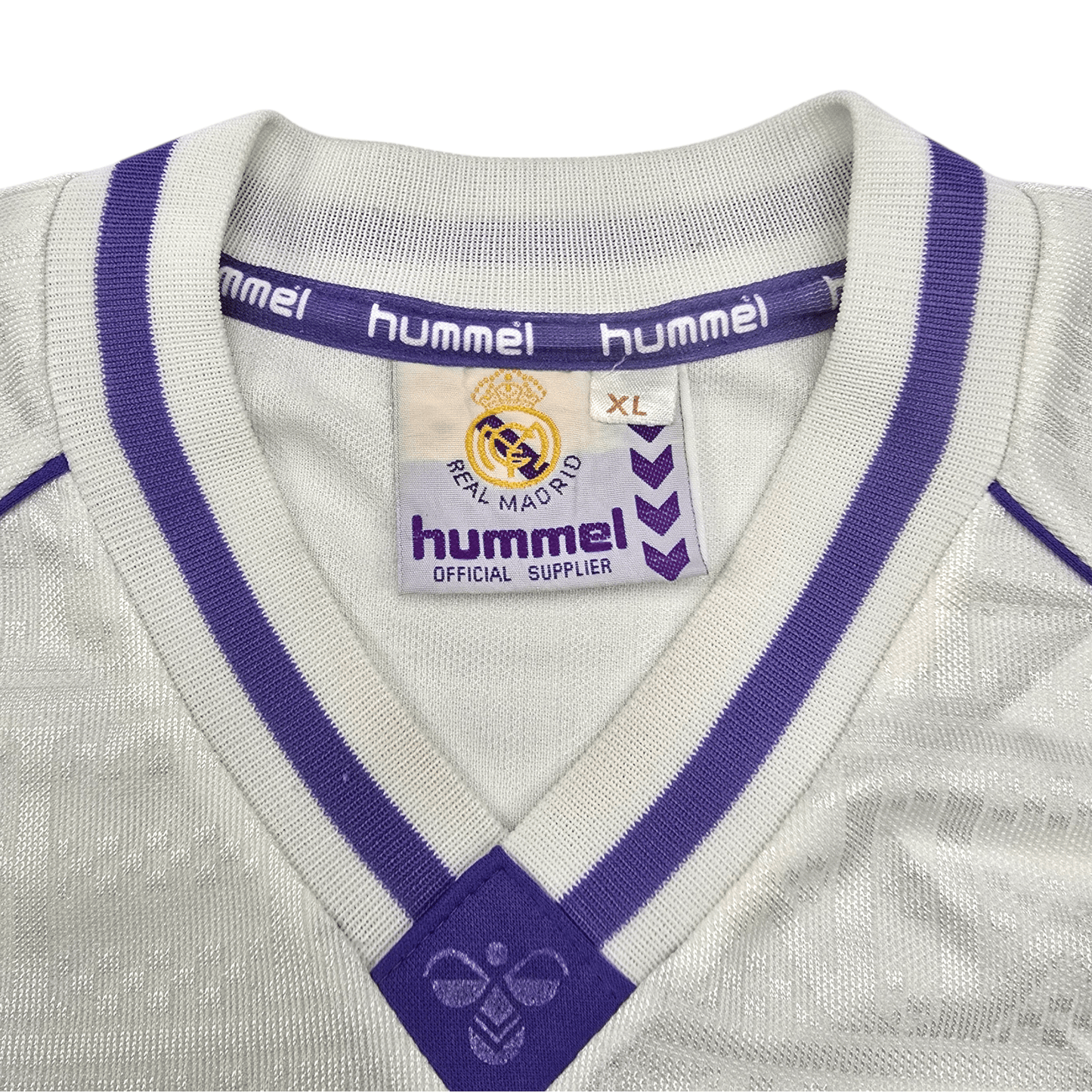 1990/91 Real Madrid Home Football Shirt (XL) Hummel