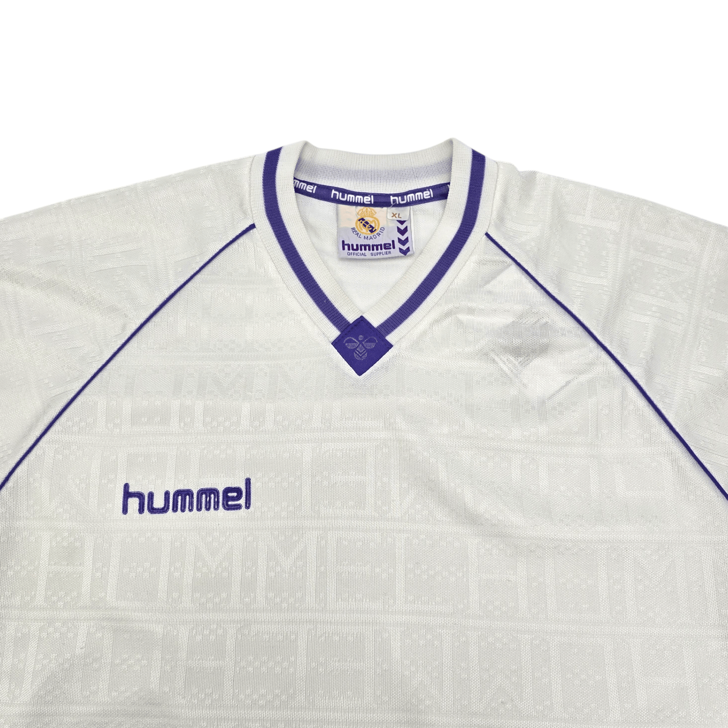 1990/91 Real Madrid Home Football Shirt (XL) Hummel