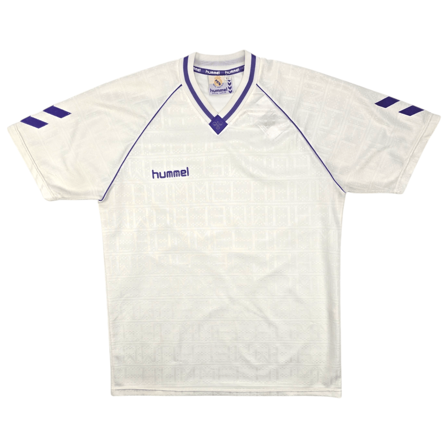 1990/91 Real Madrid Home Football Shirt (XL) Hummel