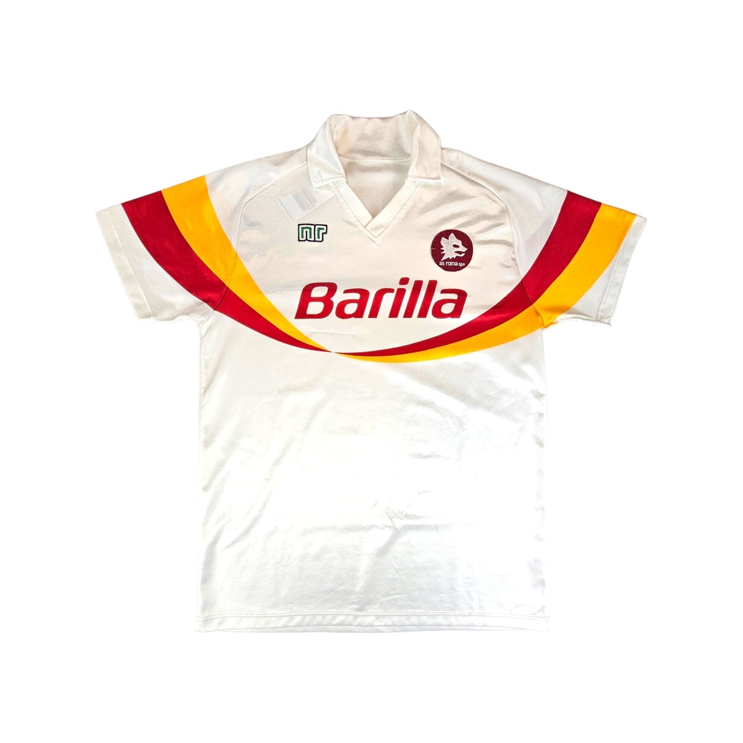 1990/91 Roma Away Football Shirt (L) Ennerre