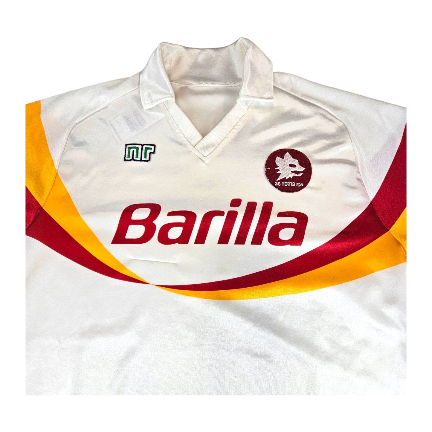 1990/91 Roma Away Football Shirt (L) Ennerre