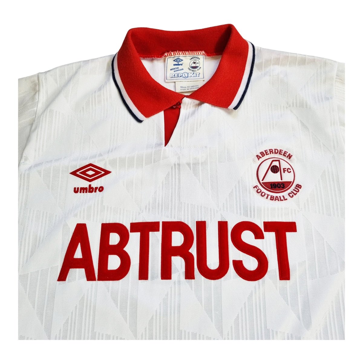 1990/92 Aberdeen Away Football Shirt (L) Umbro #4