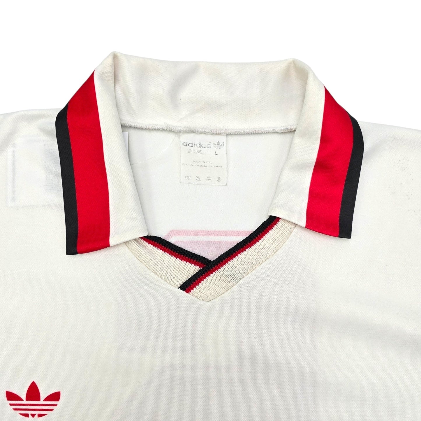 1990/92 AC Milan Away Football Shirt (M) Adidas #6 (Baresi)