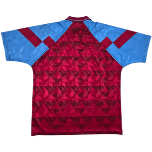 1990/92 Aston Villa Home Football Shirt (L) Umbro
