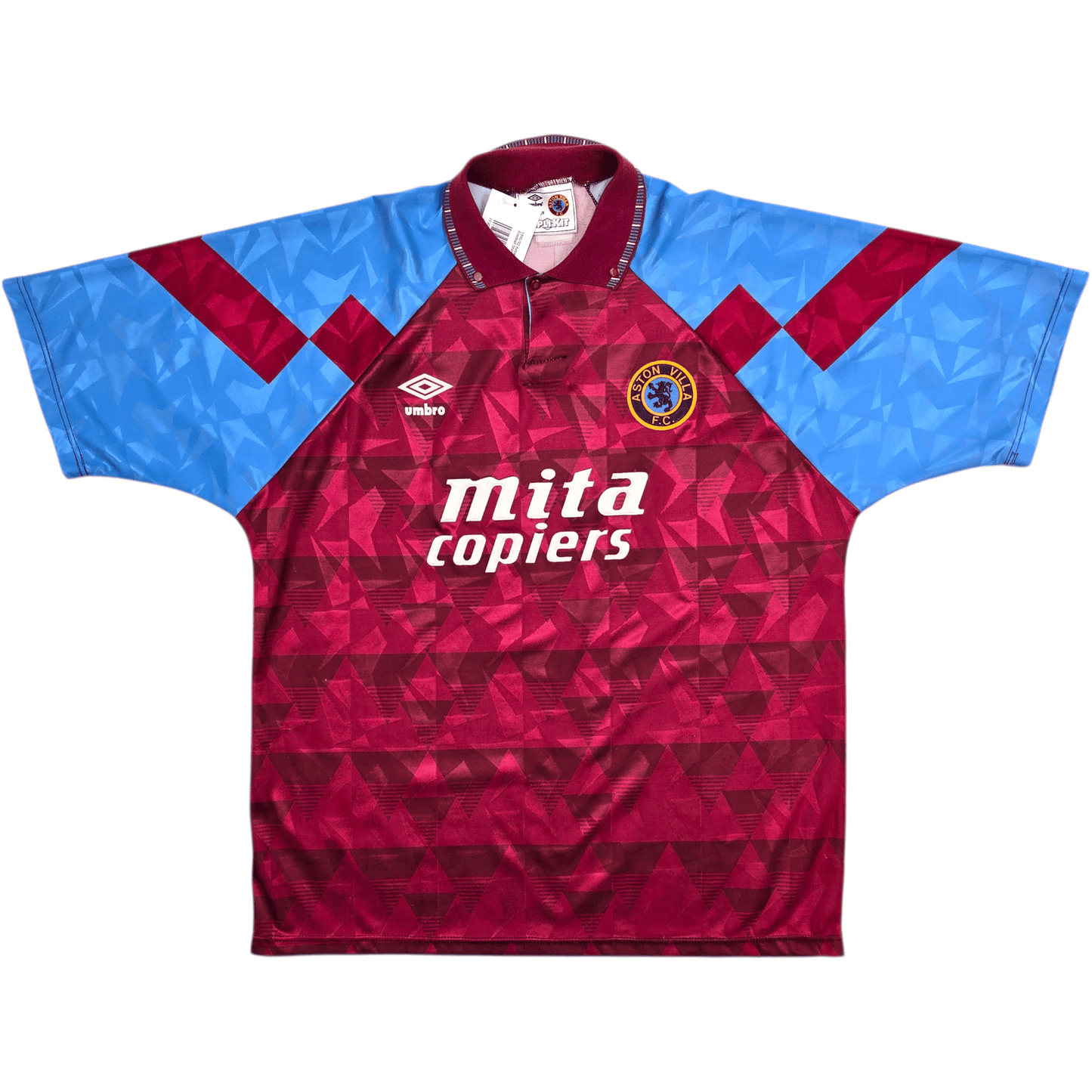 1990/92 Aston Villa Home Football Shirt (XL) Umbro