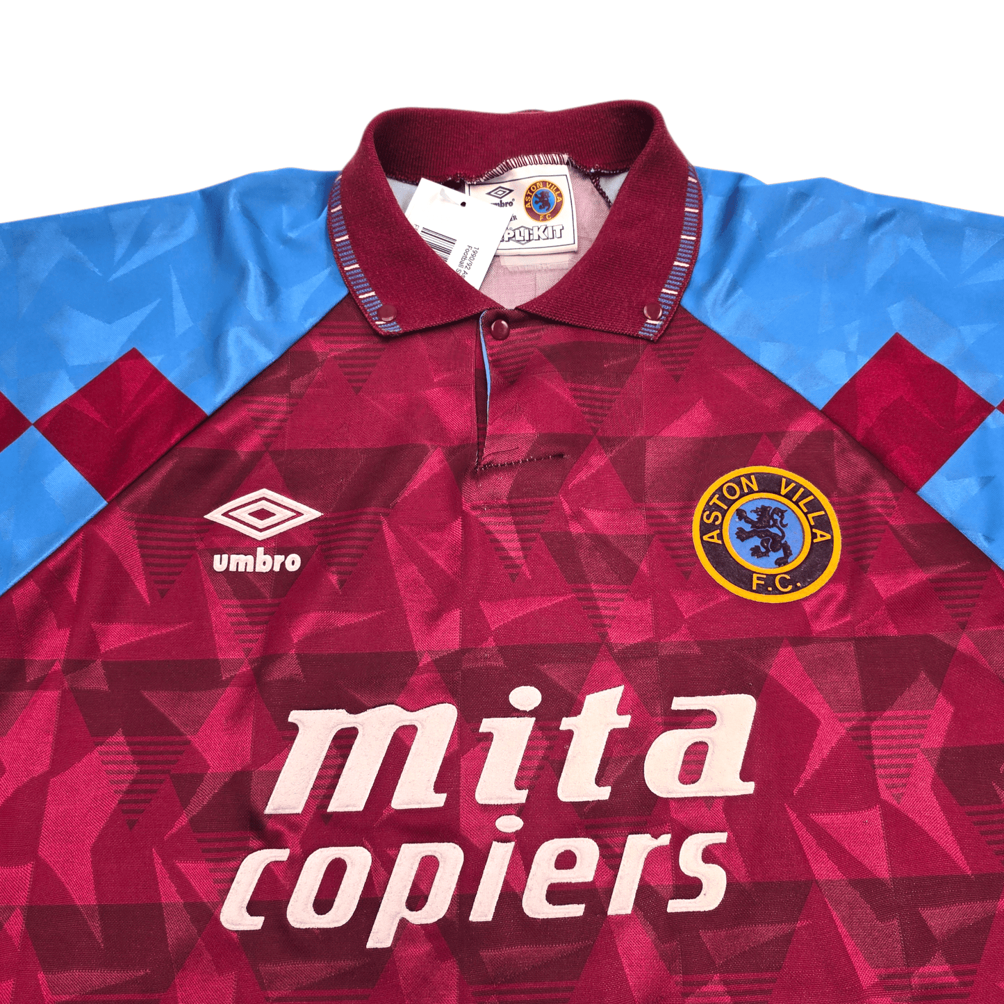 1990/92 Aston Villa Home Football Shirt (XL) Umbro