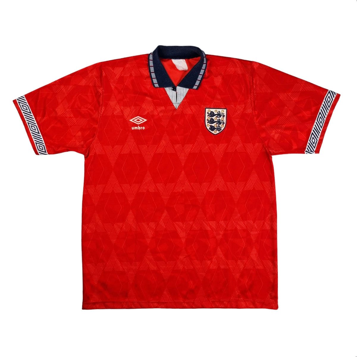 1990/92 England Away Football Shirt (L) Umbro