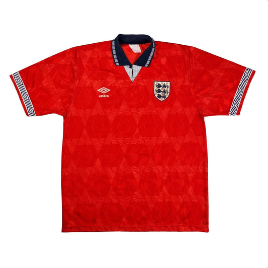 1990/92 England Away Football Shirt (L) Umbro