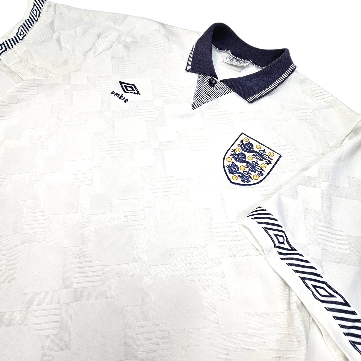 1990/92 England Home Football Shirt (M) Umbro