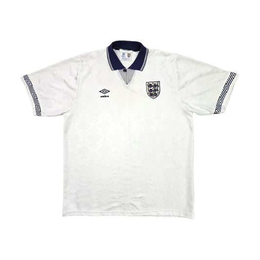 1990/92 England Home Football Shirt (XL) Umbro