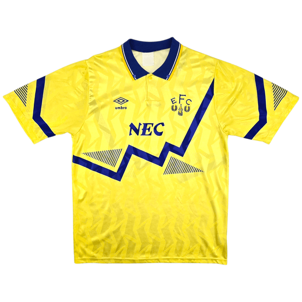1990/92 Everton Away Football Shirt (L) Umbro