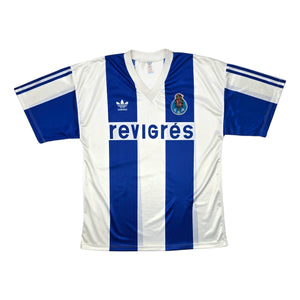1990/92 FC Porto Home Football Shirt (L) Adidas