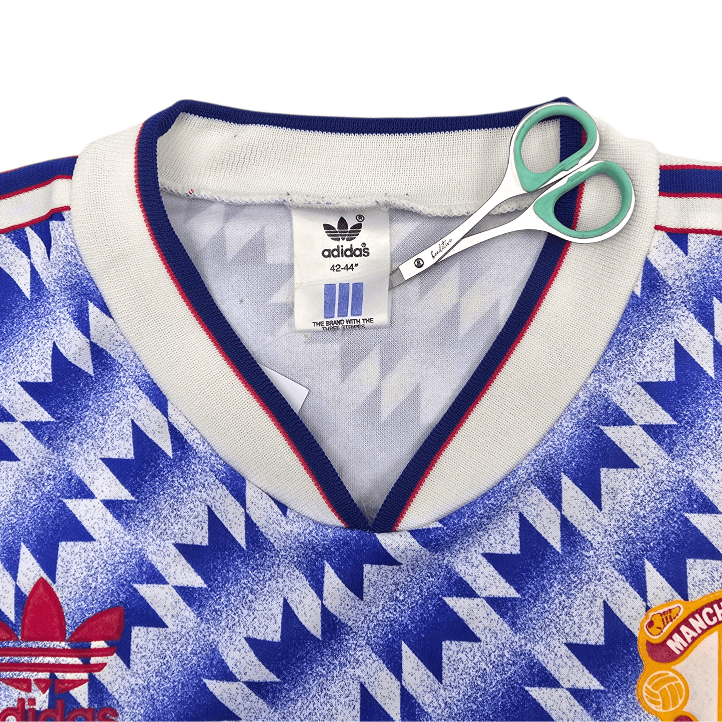1990/92 Manchester United Away Football Shirt (L) Adidas