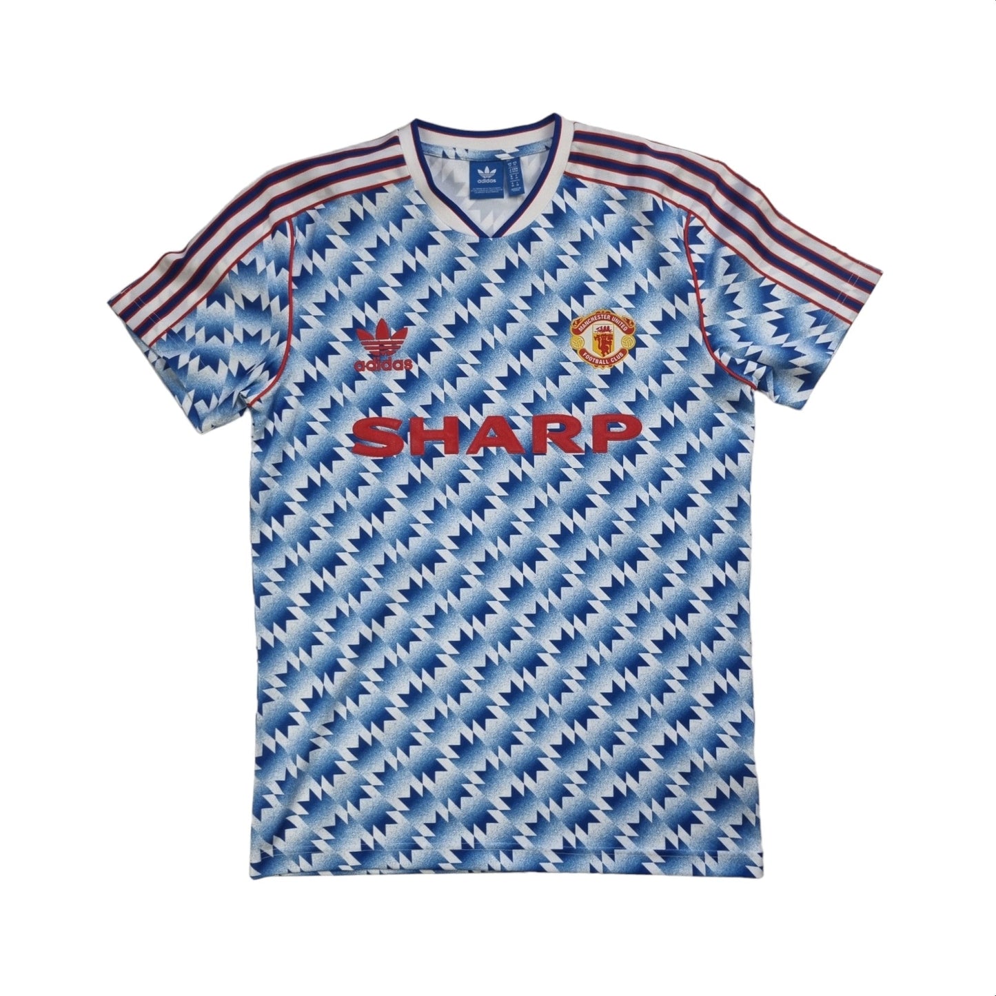 1990/92 Manchester United Away Football Shirt (M) Adidas Originals #11